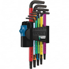Wera - Torx Key Sets End Type: Torx Torx Size Range: T8 - T40 - Exact Tool & Supply
