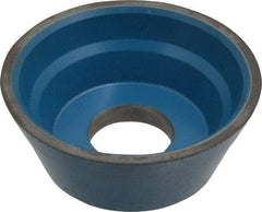 Norton - 3-3/4" Diam, 1-1/4" Hole Size, 1-1/2" Overall Thickness, 120 Grit, Type 11 Tool & Cutter Grinding Wheel - Fine Grade, Diamond, R Hardness, Resinoid Bond - Exact Tool & Supply