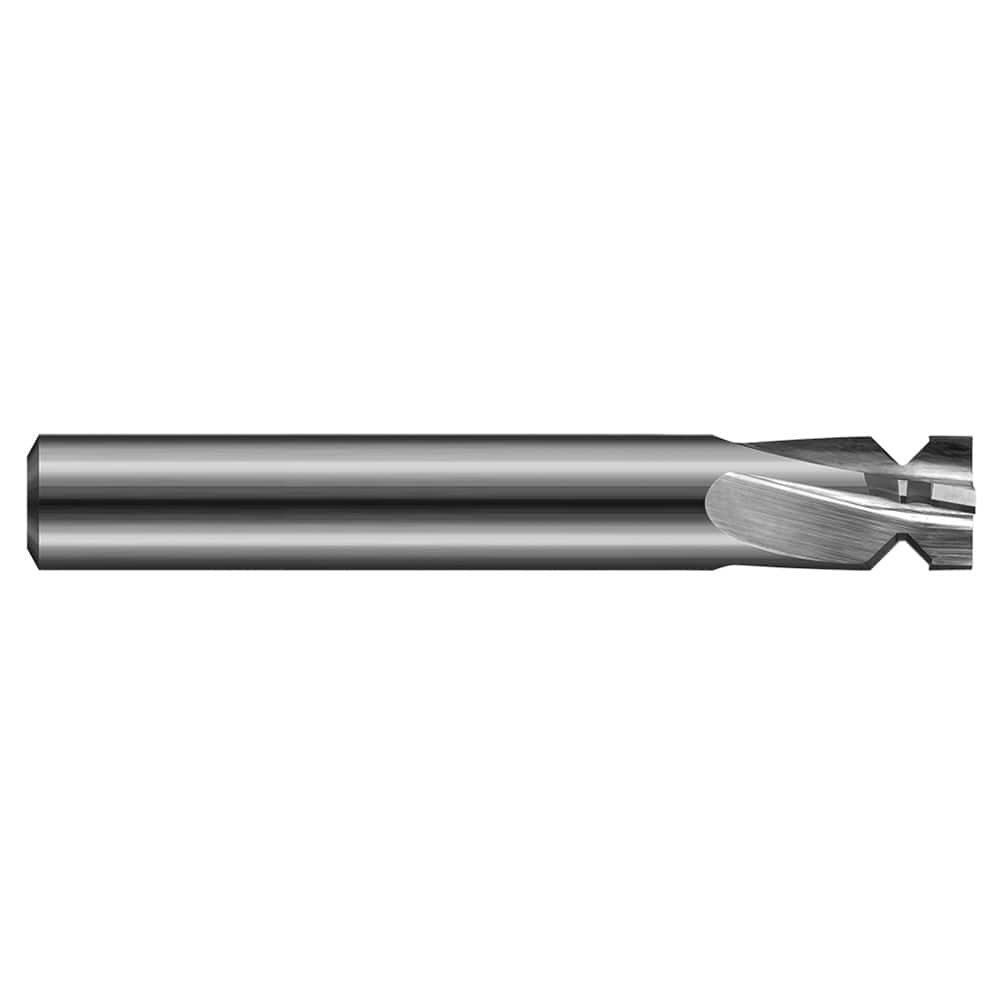 Harvey Tool - 90° 0.407" Minor Diam, 5/8" Cut Diam, 0.021" Min Width, 4-Flute Solid Carbide Picatinny Rail Form Cutter - Exact Tool & Supply