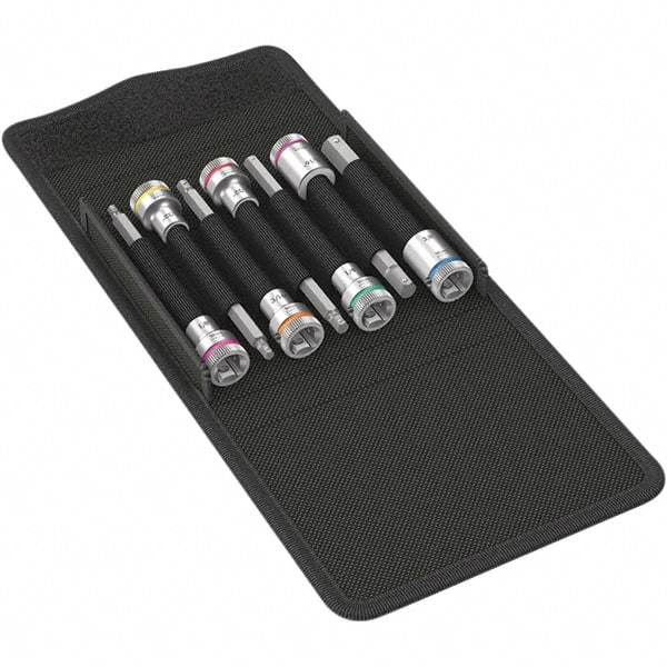 Wera - Hex & Torx Bit Socket Sets Type: Hex Bit Socket Set Drive Size: 3/8 - Exact Tool & Supply