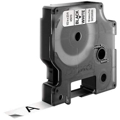 Dymo - Labels, Ribbons & Tapes Type: Vinyl White Tape Color: White - Exact Tool & Supply