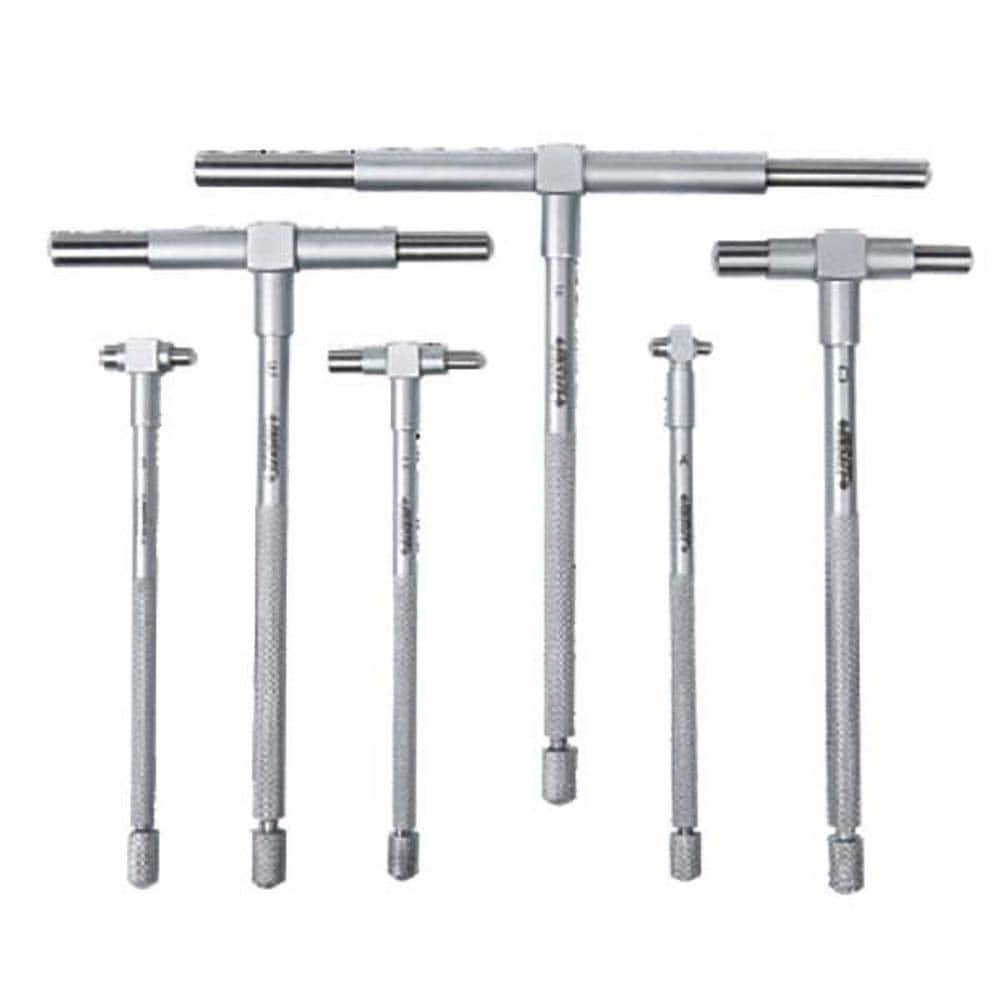 Insize USA LLC - Telescoping Gage Sets; Minimum Measurement (Inch): 5/16 ; Minimum Measurement (Decimal Inch): 5/16 ; Maximum Measurement (Inch): 6 ; Maximum Measurement (Decimal Inch): 6 ; Number of Pieces: 6 ; Overall Length (Inch): 4.528; 4.528; 4.528 - Exact Tool & Supply