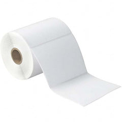 Value Collection - Pack of 12 Rolls, 377 Labels per Roll, 4" x 4" White Paper Thermal Labels - Exact Tool & Supply