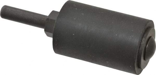 Superior Abrasives - 1-1/2" Wide x 1" Diam, Spiral Band Drum - 1/4" Shank Diam, 10,000 RPM - Exact Tool & Supply