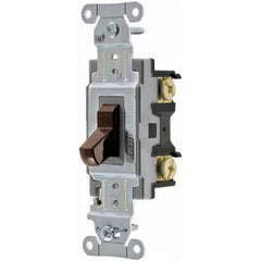 Hubbell Wiring Device-Kellems - Toggle Switches Switch Type: Medium Duty Switch Sequence: Off-On - Exact Tool & Supply