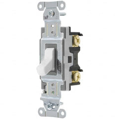 Hubbell Wiring Device-Kellems - Toggle Switches Switch Type: Medium Duty Switch Sequence: Off-On - Exact Tool & Supply