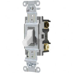 Hubbell Wiring Device-Kellems - Toggle Switches Switch Type: Medium Duty Switch Sequence: Off-On - Exact Tool & Supply