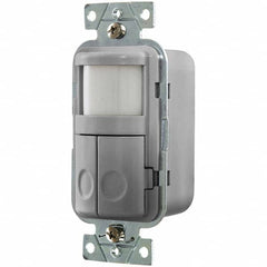 Hubbell Wiring Device-Kellems - Motion Sensing Wall Switches Switch Type: Vacancy Sensor Sensor Type: Infrared - Exact Tool & Supply