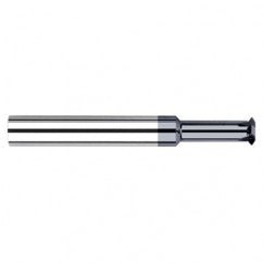 0.0930″ (3/32″) Cutter Diameter × 0.1870″ (3/16″) Reach Carbide Single Form #5 Thread Milling Cutter for Hardened Steels, 4 Flutes, AlTiN Nano Coated - Exact Tool & Supply