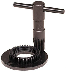 Sopko - 1-1/4 - 16 Thread Size Gearnut Wrench - Left Handed, 1-1/4" Arbor Hole, for Grinding Wheel Adapter - Exact Tool & Supply