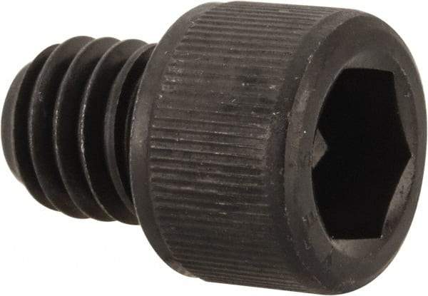 Value Collection - 7/16-14 UNC Hex Socket Drive, Socket Cap Screw - Alloy Steel, Black Oxide Finish, Fully Threaded, 1/2" Length Under Head - Exact Tool & Supply