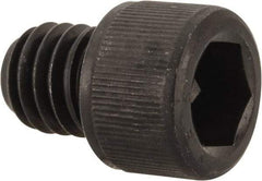 Value Collection - 7/16-14 UNC Hex Socket Drive, Socket Cap Screw - Alloy Steel, Black Oxide Finish, Fully Threaded, 1/2" Length Under Head - Exact Tool & Supply