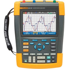 Fluke - 3 Phase, 1,000 VAC, 0.01 to 400 Amp Capability, 500 Hz Calibration, VGA Display Power Meter - ±(3% + 10 Counts) Excluding Current Clamp Current Accuracy, ±(3% + 10 Counts) Voltage Accuracy - Exact Tool & Supply