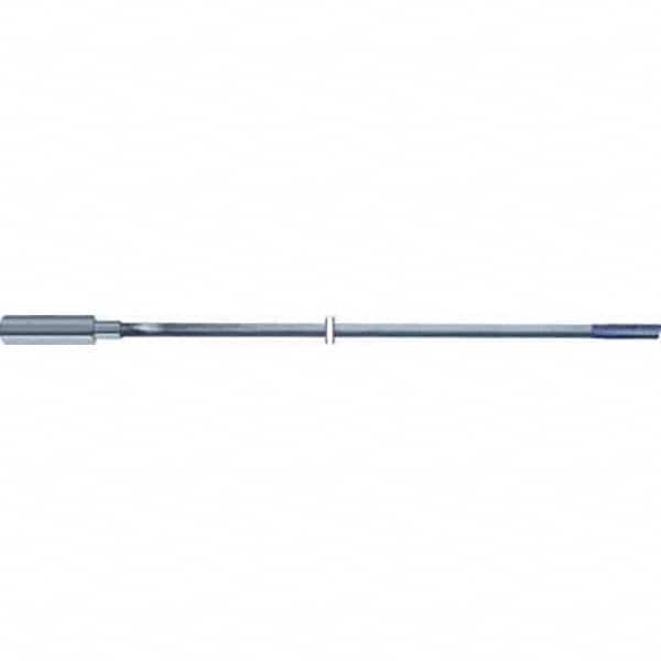 Guhring - 13/64", 485mm Flute Length, 477.26mm Depth of Cut, Solid Carbide Shank, Single Flute Gun Drill - Exact Tool & Supply