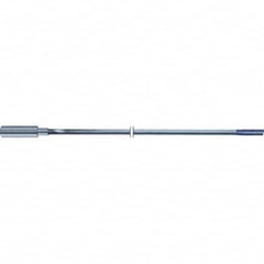 Guhring - 13/64", 485mm Flute Length, 477.26mm Depth of Cut, Solid Carbide Shank, Single Flute Gun Drill - Exact Tool & Supply