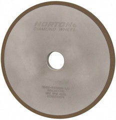 Norton - 8" Diam x 1-1/4" Hole x 1/2" Thick, 150 Grit Surface Grinding Wheel - Diamond, Type 1A1, Very Fine Grade, Resinoid Bond - Exact Tool & Supply