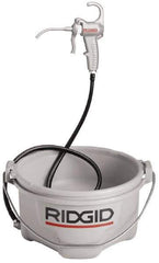 Ridgid - Oil Lubrication Aluminum Lever Hand Pump - For 1 Gal Container - Exact Tool & Supply