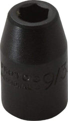 Proto - 3/8" Drive 9/32" Standard Impact Socket - 6 Points, 1-3/32" OAL - Exact Tool & Supply
