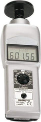 Lenox - Contact Tachometer - 7 Inch Long x 2.4 Inch Wide x 1.8 Inch Meter Thick, 0.1 to 25,000 RPM Measurement - Exact Tool & Supply