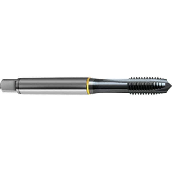 Guhring - 7/8-14 UNF 4 Flute 2B/3B Plug Spiral Point Tap - High Speed Steel, TiCN Finish, 4.689" OAL, Right Hand Thread, H4, Series 4406 - Exact Tool & Supply