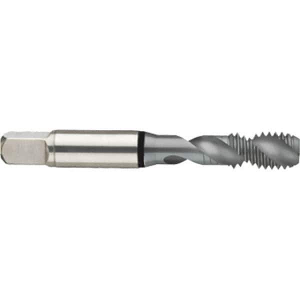 Guhring - 5-44 UNF 2 Flute 2B Modified Bottoming Spiral Flute Tap - High Speed Steel, MolyGlide Finish, 2.205" OAL, Right Hand Flute, Right Hand Thread, H2/H3, Series 3971 - Exact Tool & Supply