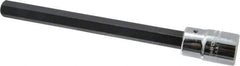Proto - 1/2" Drive, 12mm Hex Bit Socket - 7-1/4" OAL, 5-5/8" Bit Length, Long Hex Bit Socket - Exact Tool & Supply
