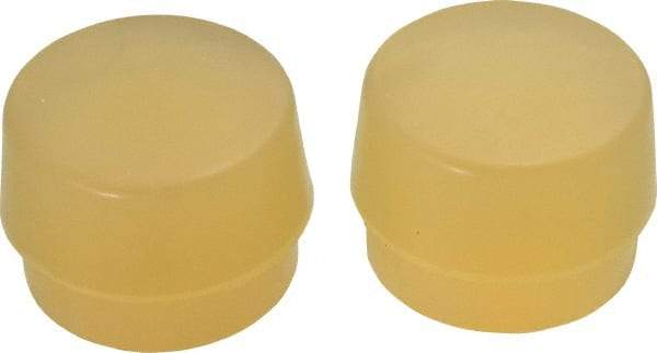 Garland - 2" Face Diam, Grade Soft, Natural Soft Face Hammer Tip - Urethane - Exact Tool & Supply