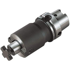Seco - HSK125 Taper Shank 1-1/2" Pilot Diam Shell Mill Holder - 3.8" Flange to Nose End Projection, 3-1/2" Nose Diam, Through-Spindle Coolant - Exact Tool & Supply