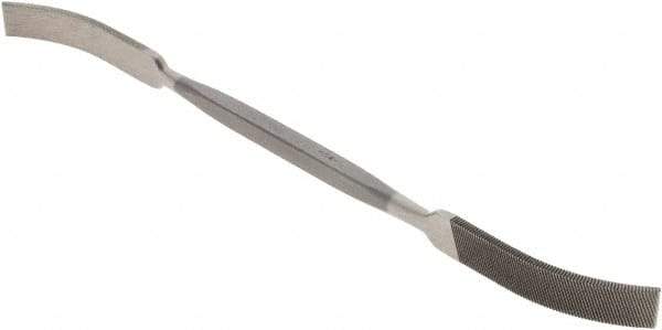 Grobet - 7" Riffler Precision Swiss Pattern File - Silversmith's Handle - Exact Tool & Supply
