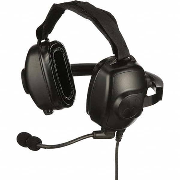 Motorola Solutions - Two-Way Radio Headsets & Earpieces Type: Headset w/Microphone Microphone Type: Boom Microphone - Exact Tool & Supply