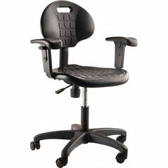 National Public Seating - Swivel & Adjustable Stools Type: Adjustable Height Swivel Stool Overall Height: 37 - Exact Tool & Supply