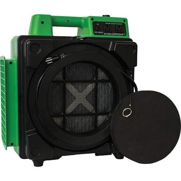 XPower Manufacturing - Self-Contained Electronic Air Cleaners Type: Portable Air Cleaner Width (Decimal Inch): 10.4000 - Exact Tool & Supply