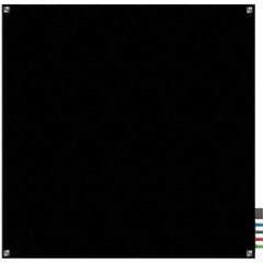 Ghent - Whiteboards & Magnetic Dry Erase Boards Type: Glass Dry Erase Board Height (Inch): 48 - Exact Tool & Supply