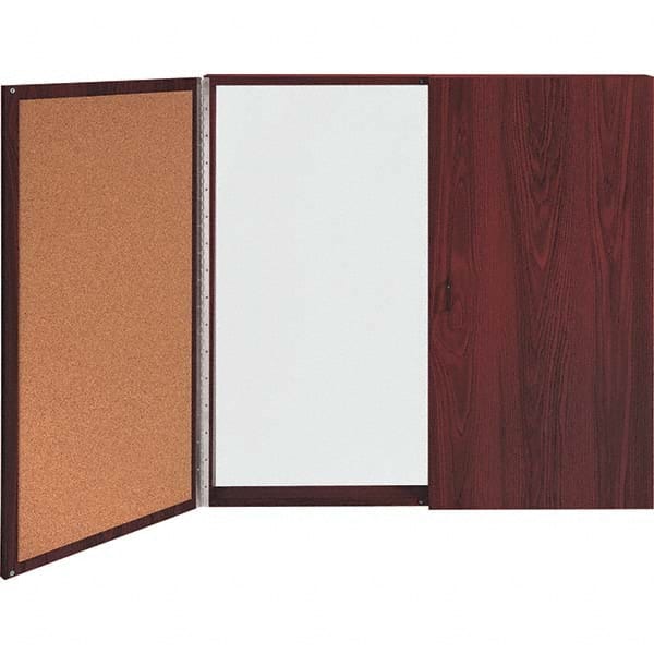 Ghent - Whiteboards & Magnetic Dry Erase Boards Type: Cork/Porcelain On Steel Magnetic Marker Board Height (Inch): 48 - Exact Tool & Supply