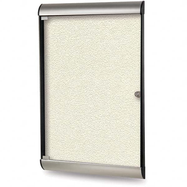 Ghent - Cork Bulletin Boards Style: Enclosed Bulletin Board Color: Ivory - Exact Tool & Supply