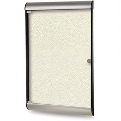 Ghent - Cork Bulletin Boards Style: Enclosed Bulletin Board Color: Ivory - Exact Tool & Supply