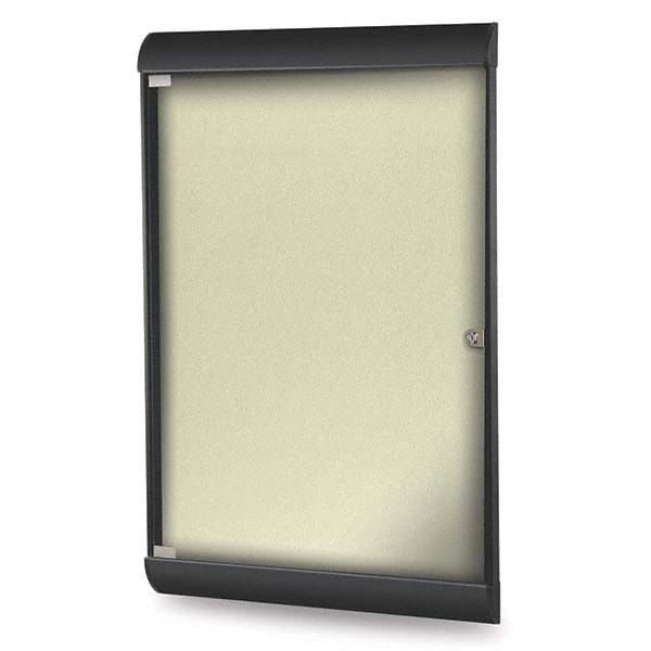 Ghent - Cork Bulletin Boards Style: Enclosed Bulletin Board Color: Caramel - Exact Tool & Supply