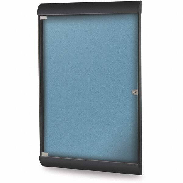 Ghent - Cork Bulletin Boards Style: Enclosed Bulletin Board Color: Ocean - Exact Tool & Supply