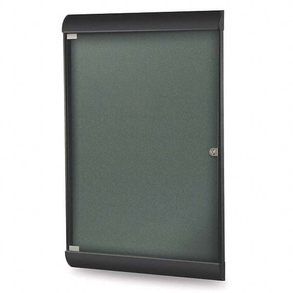 Ghent - Cork Bulletin Boards Style: Enclosed Bulletin Board Color: Ebony - Exact Tool & Supply