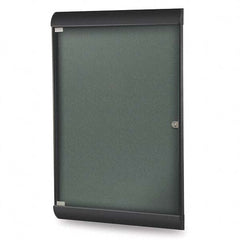 Ghent - Cork Bulletin Boards Style: Enclosed Bulletin Board Color: Ebony - Exact Tool & Supply