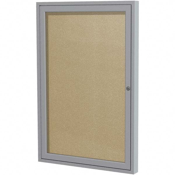 Ghent - Cork Bulletin Boards Style: Enclosed Outdoor Bulletin Board Color: Caramel - Exact Tool & Supply
