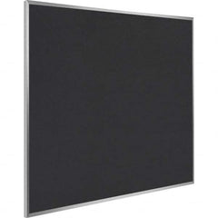 Ghent - Cork Bulletin Boards Style: Recycled Rubber Tack Bulletin Board Color: Black - Exact Tool & Supply