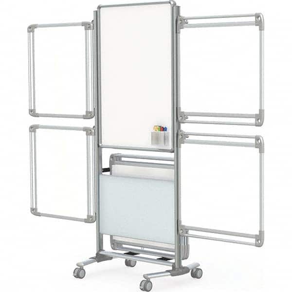 Ghent - Whiteboards & Magnetic Dry Erase Boards Type: Porcelain on steel Magnetic marker board Height (Inch): 73-1/8 - Exact Tool & Supply