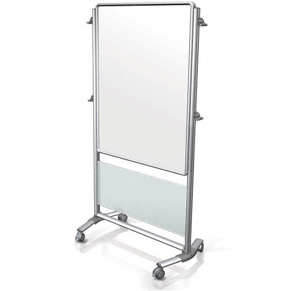 Ghent - Whiteboards & Magnetic Dry Erase Boards Type: Porcelain on steel Magnetic marker board Height (Inch): 75-5/8 - Exact Tool & Supply