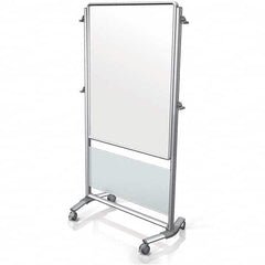 Ghent - Whiteboards & Magnetic Dry Erase Boards Type: Porcelain on steel Magnetic marker board Height (Inch): 75-5/8 - Exact Tool & Supply