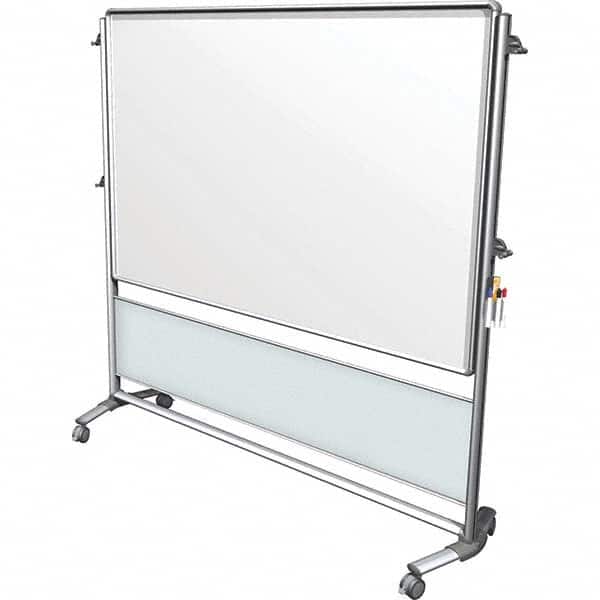 Ghent - Whiteboards & Magnetic Dry Erase Boards Type: Porcelain on steel Magnetic marker board Height (Inch): 76-1/8 - Exact Tool & Supply