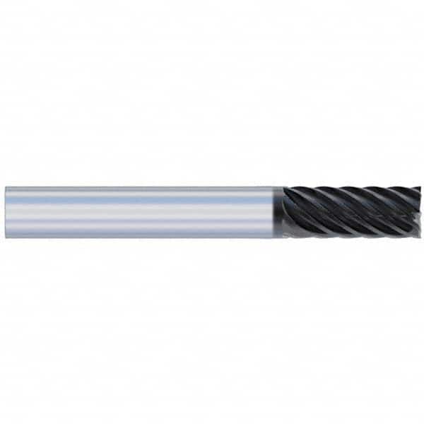 Accupro - 5/8" Diam 8 Flute Solid Carbide 0.09" Corner Radius End Mill - Exact Tool & Supply