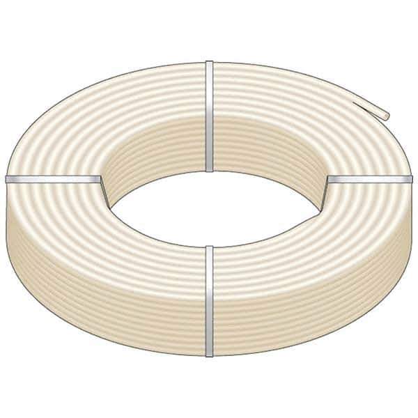 Mueller Industries - 0.862" ID x 1-1/8" OD, 100' Long, PEX-A Tube - Natural with Blue Print, 100 Max psi - Exact Tool & Supply
