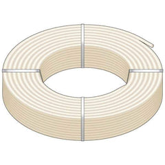 Mueller Industries - 0.862" ID x 1-1/8" OD, 100' Long, PEX-A Tube - Natural with Blue Print, 100 Max psi - Exact Tool & Supply
