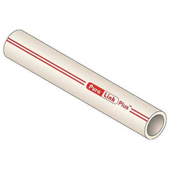 Mueller Industries - 0.475" ID x 5/8" OD, 20' Long, PEX-A Tube - Natural with Red Print, 100 Max psi - Exact Tool & Supply